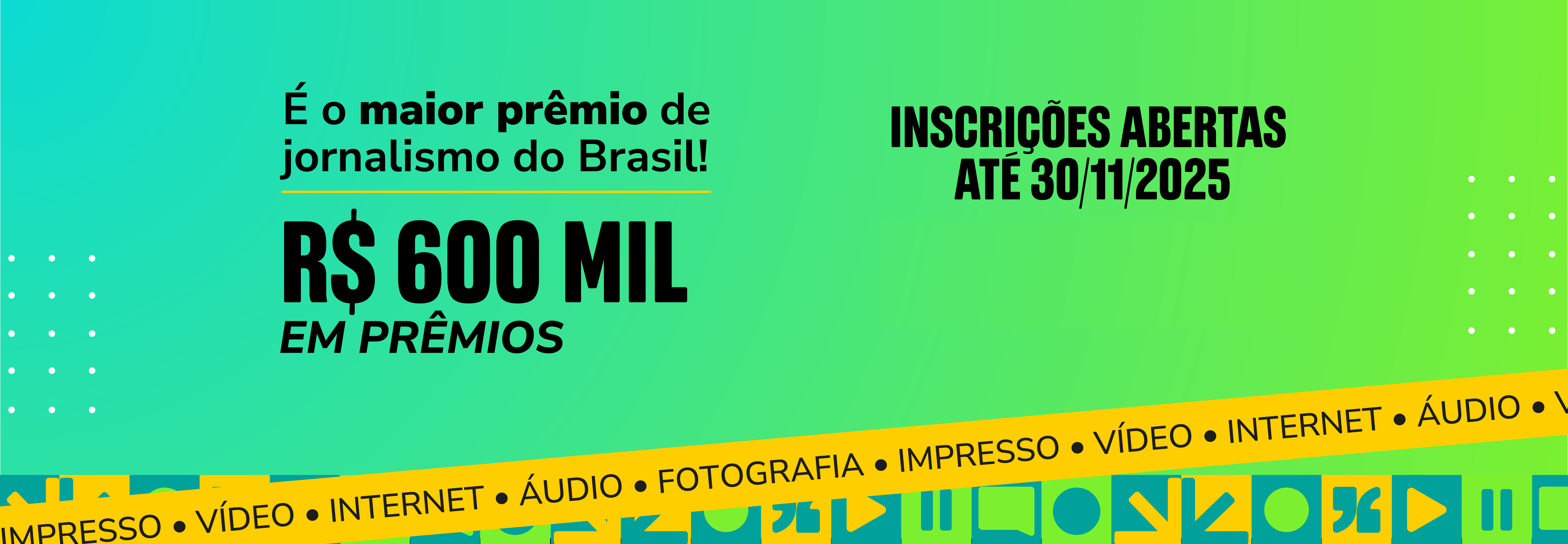 Banner inscrição